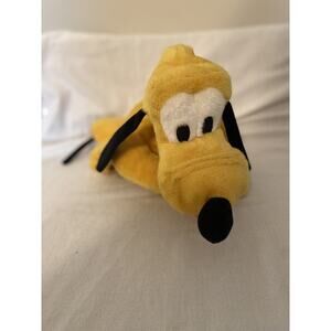 Disney Store Genuine Original Authentic Large Pluto Plush Stuffed Animal Dog